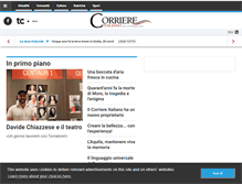 Tablet Screenshot of corriereitaliano.com